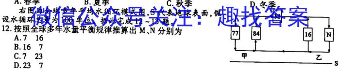 安徽省九年级2024-2023学年新课标闯关卷（十五）AH&政治