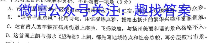 江淮名卷·2023年中考模拟信息卷（四）语文