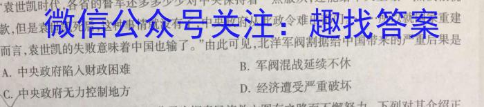 2023届河南高三年级3月联考历史