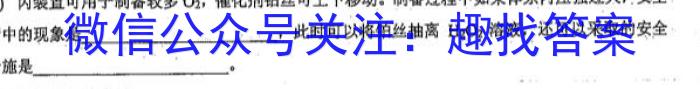 2023年普通高等学校招生全国统一考试考前演练一1(全国卷)化学