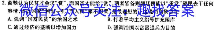 江西省2025届七年级下学期阶段评估（一）（5LR）历史