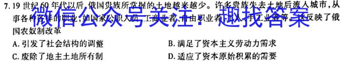 2023年河北高二年级3月联考（23-336B）政治s