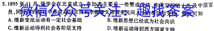 2023年河南省九年级第六届名校联盟考（23-CZ122c）历史