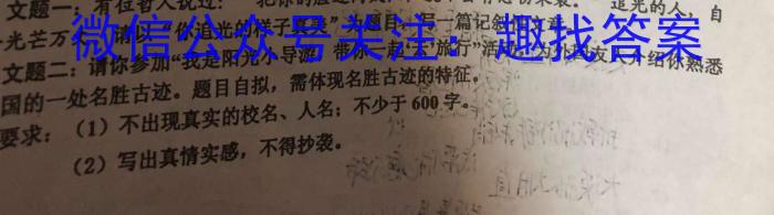 湖南省2023届高三九校联盟第二次联考(3月)语文