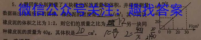 湖南省2023届高三九校联盟第二次联考(3月)q物理