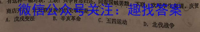 安徽省2023届九年级结课评估（5LR）政治s