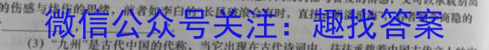 2023年陕西省初中学业水平考试全真模拟（三）A卷语文