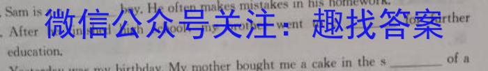安徽省2023届九年级第一学期期末学业发展水平检测英语