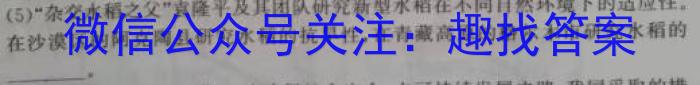 2023山西高二高一金科大联考l地理