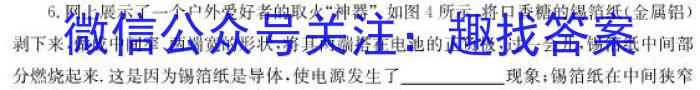 2023届名校之约·中考导向总复习模拟样卷(五)5物理`