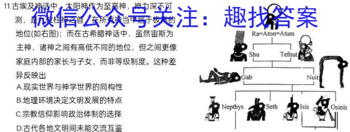 2023衡水金卷先享题信息卷新高考新教材(二)历史