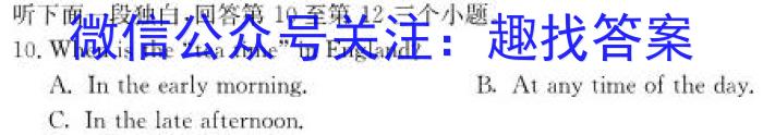 安徽省中考必刷卷·2023年名校内部卷（二）英语