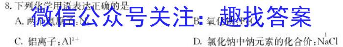 晋学堂2023年山西省中考备战卷·模拟与适应（3月）化学