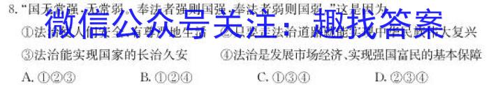 2023年陕西省初中学业水平考试·全真模拟卷（一）B版s地理