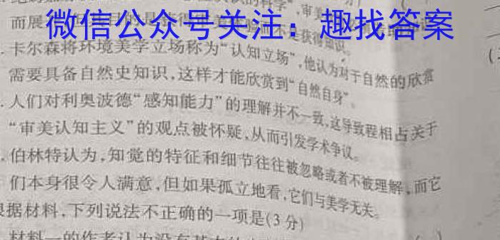 2023年湖北省新高考信息卷(二)语文