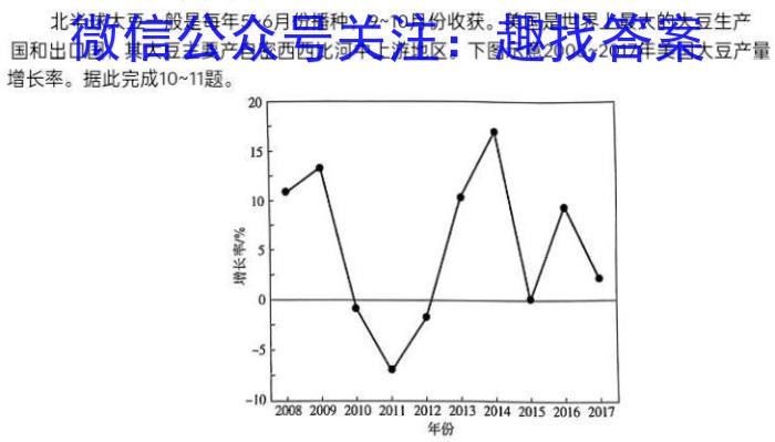 江淮名卷·2023年省城名校中考调研（二）s地理