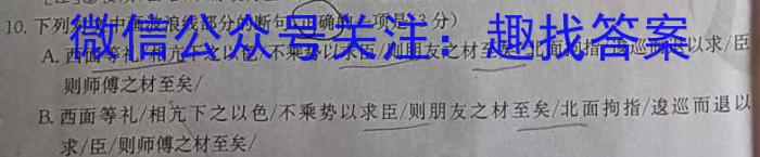 2023年普通高校招生考试冲刺压轴卷X(一)1语文