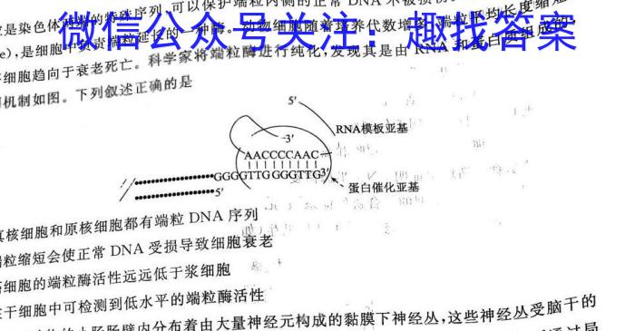 2023广东广州一模生物试卷答案