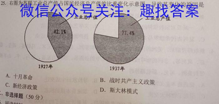 衡水名师卷2023年高考模拟信息卷全国卷(一)1政治s