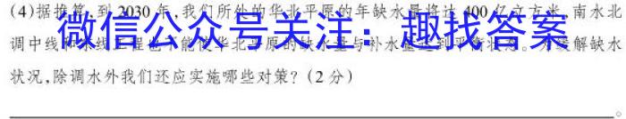 毫州市普通高中2022-2023学年高二年级质量检测s地理