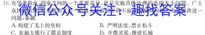 安徽省2024-2023学年八年级下学期教学质量调研一&政治