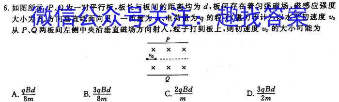 2023年普通高等学校招生全国统一考试 信息卷(二)2q物理
