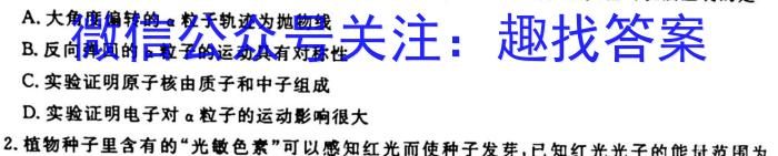 陕西省2023年中考原创诊测试题（一）q物理