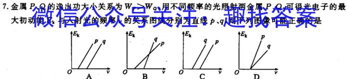 湖南省永州市2023年初中学业水平考试模拟试卷（三）q物理