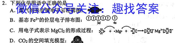 安徽省鼎尖教育2024届高二年级3月联考化学