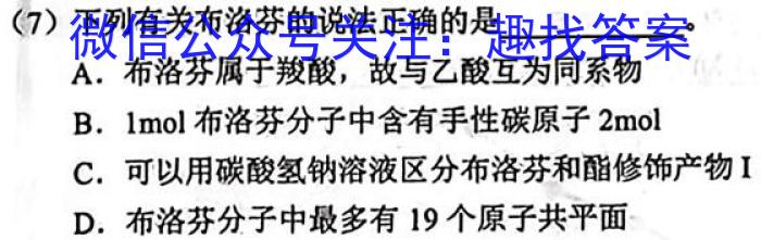 江苏省宿迁市泗阳县2023年初中学业水平第一次模拟测试化学