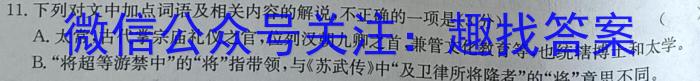 2023年普通高等学校招生伯乐马模拟考试(三)3语文