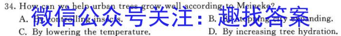 超级全能生2023届高考全国卷地区高三年级3月联考(3319C)英语