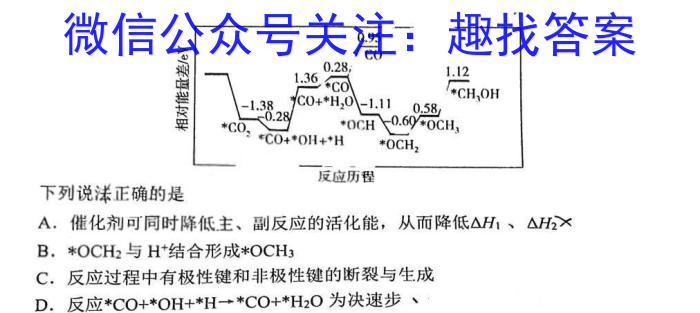 江西省2023届九年级江西中考总复习模拟卷（一）化学