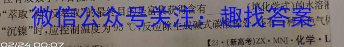 江西省名校联盟2023届九年级下学期3月联考化学