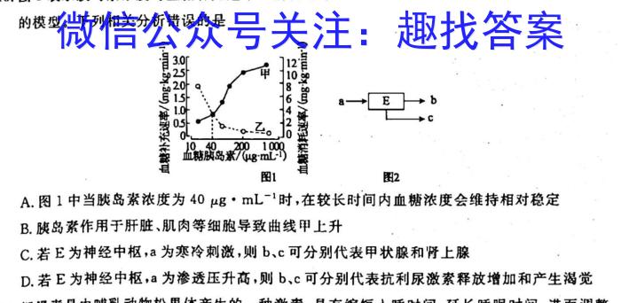 2023届重庆高三年级3月联考（807C·C QING）生物