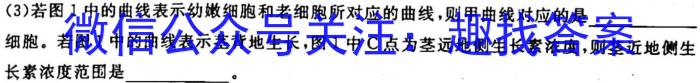 2023年安徽中考练*卷（3月）生物试卷答案