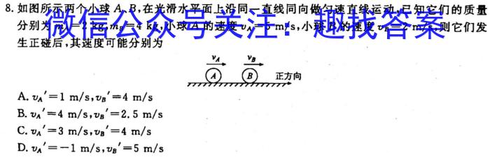 南昌十中2023届高三一模模拟考试f物理