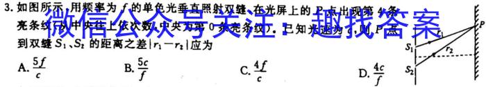 2023年全国新高考冲刺压轴卷(六)6l物理
