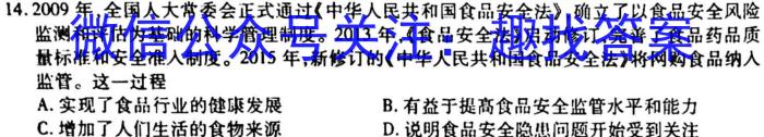 2023年大同市高三年级阶段性模拟测试历史