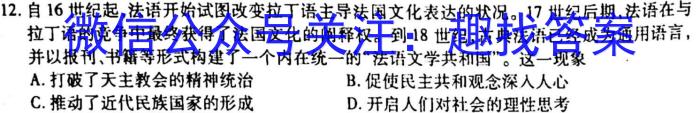 2023年新高考模拟冲刺卷(五)5历史