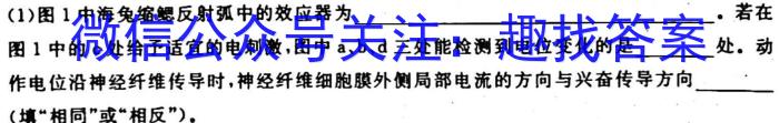 2023年普通高等学校招生全国统一考试·冲刺押题卷(一)1生物