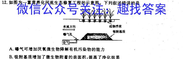 [南宁一模]南宁市2023届高中毕业班第一次适应性测试生物