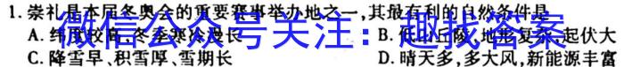 2023辽宁名校联盟3月份联合考试s地理