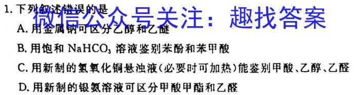 安徽省六安市2023届九年级第一学期期末质量监测化学