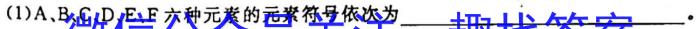 高考必刷卷2023年普通高等学校招生全国统一考试押题卷(新高考)(一)1化学