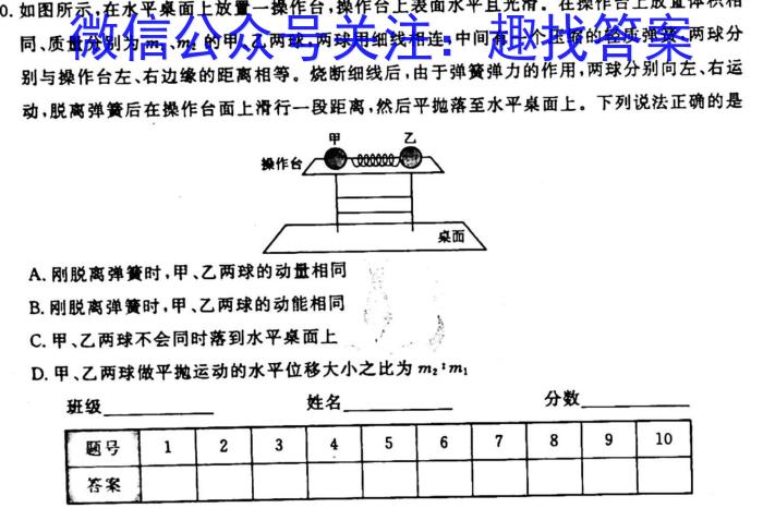 023届名校之约·中考导向总复习模拟样卷