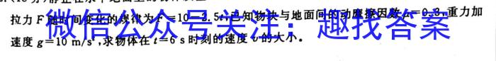 皖智教育 安徽第一卷·2023年八年级学业水平考试信息交流试卷(二)l物理