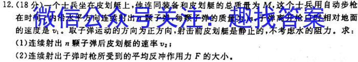 2022-2023西安市高一阶段检测(23-362A)物理`