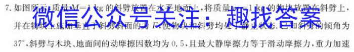 2023普通高等学校招生全国统一考试·冲刺押题卷 新教材(四)4.物理