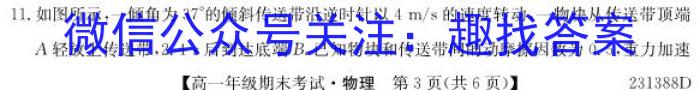 河北省邢台市部分学校2022-2023学年高三下学期4月联考f物理